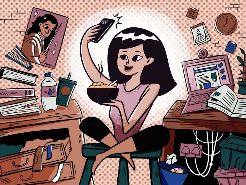 The author realised that she is secretly happy to stay true to herself, and not pretending to be someone else.