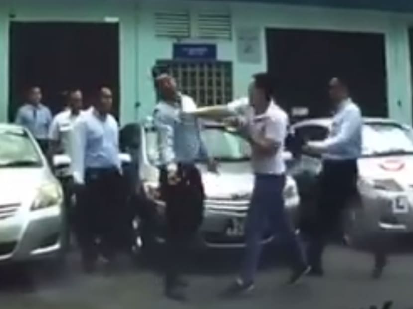 A screenshot from a Facebook video posted by "Sam Hap".