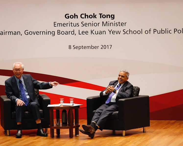 Offer constructive criticism, build trust with govt leaders, ESM Goh tells LKYSPP academics