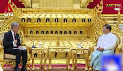 Myanmar leader Min Aung Hlaing visits Laos following trips to India and China 