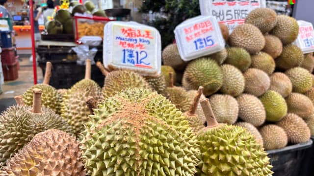 12月榴梿大丰收 本地猫山王售价低至每公斤12元