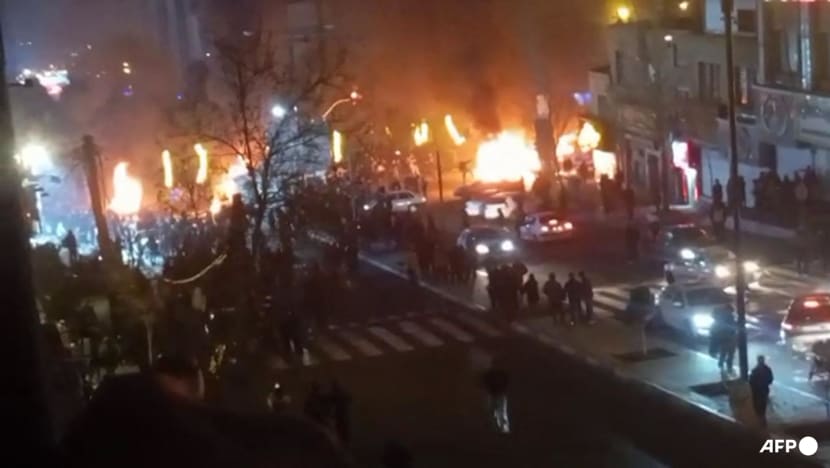 Iran protester not sentenced to death, Trump says to 'watch it and see'