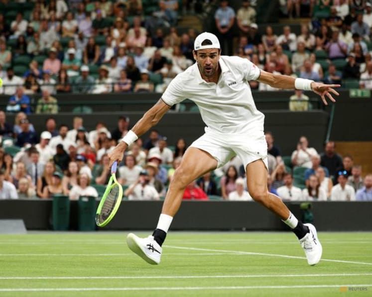 Wawrinka bows out of final Wimbledon after loss to Berrettini