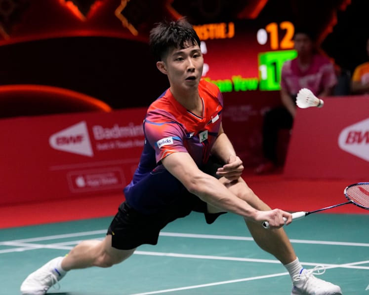 Singapore's Loh Kean Yew loses second match at badminton World Tour Finals