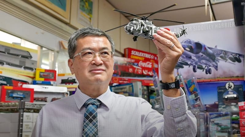 He runs a 50-year-old hobby shop to keep model-building alive