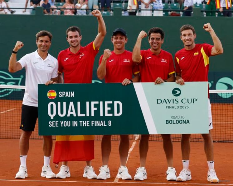 Spain reach Davis Cup Final 8 with dramatic fightback, Belgium edge Australia