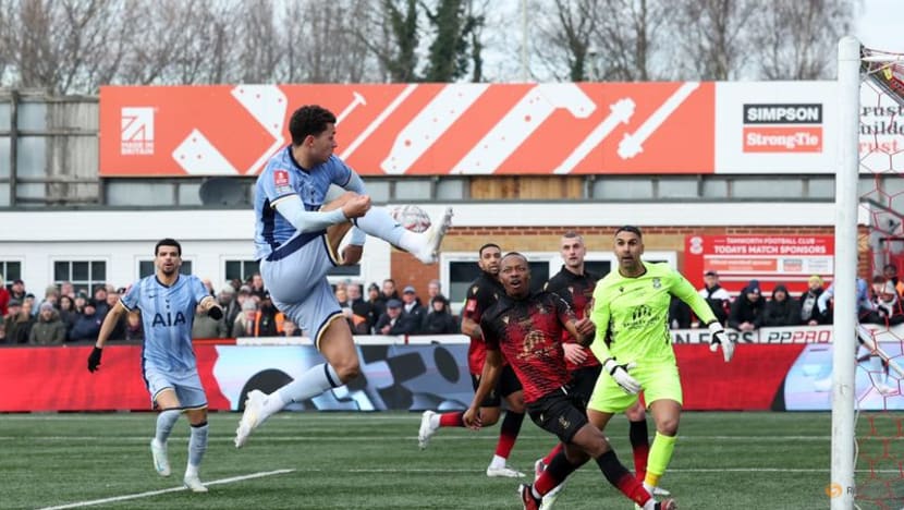 Spurs survive huge scare to beat non-league Tamworth Spurs survive huge scare to beat non-league Tamworth