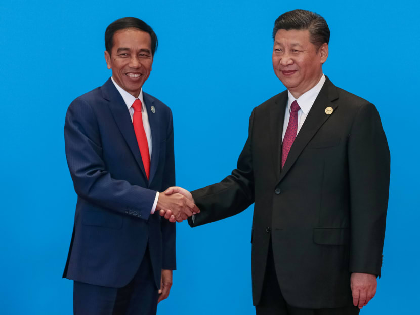 Indonesia's President Joko Widodo (left) with Chinese President Xi Jinping in Beijing, China in May 2017. According to a survey, China ranked lowest, among several countries in the region, in terms of those admired by Indonesians as well as those deemed important to Indonesia. Photo: Reuters Indonesia's President Joko Widodo (left) with Chinese President Xi Jinping in Beijing, China in May 2017. According to a survey, China ranked lowest, among several countries in the region, in terms of those admired by Indonesians as well as those deemed important to Indonesia. Photo: Reuters
