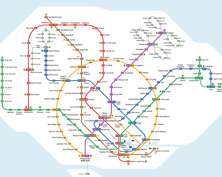 New MRT map launched with Circle Line as focal point