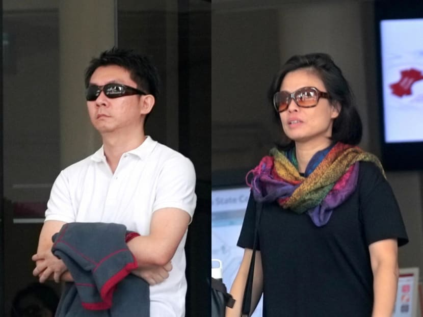 Tay Wee Kiat (left), 41, and Chia Yun Ling (right), 43, will now each serve their two jail terms for abusing two domestic helpers consecutively, which means more time in jail than if the terms had been served concurrently. Tay Wee Kiat (left), 41, and Chia Yun Ling (right), 43, will now each serve their two jail terms for abusing two domestic helpers consecutively, which means more time in jail than if the terms had been served concurrently.