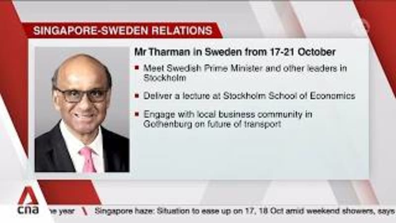 Singapore-Sweden relations: President Tharman's Sweden trip marks first state visit 