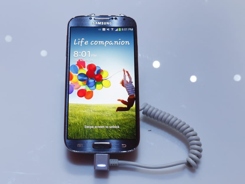 The Samsung Galaxy S4 phone. Photo: Reuters