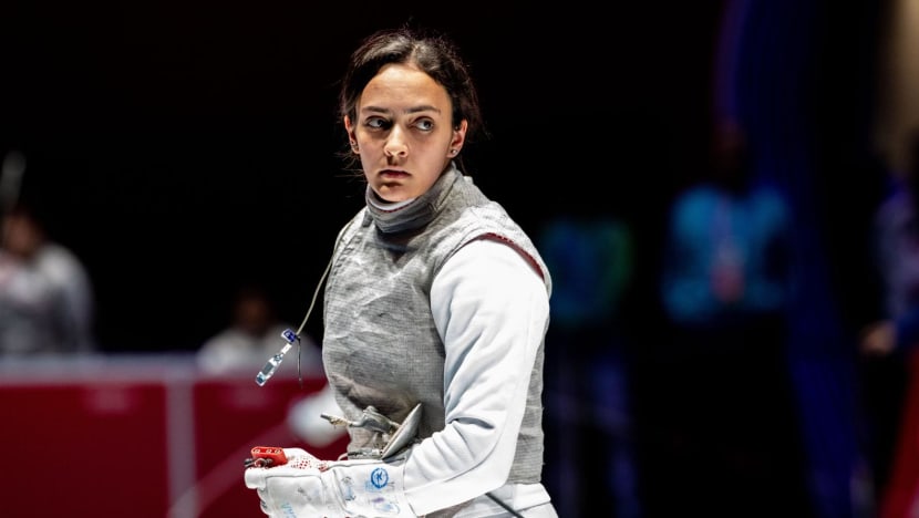 Singapore fencer Amita Berthier qualifies for Paris Olympics Singapore fencer Amita Berthier qualifies for Paris Olympics