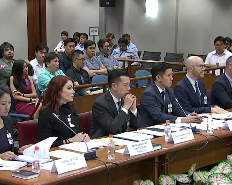 Lively exchange between Select Committee and tech companies