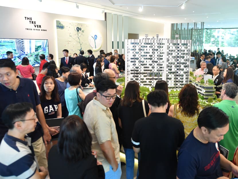 Developer UOL Group said its project The Tre Ver in Potong Pasir has received 6,000 visitors on just its opening weekend preview since Saturday (July 21). Photo: UOL Group Developer UOL Group said its project The Tre Ver in Potong Pasir has received 6,000 visitors on just its opening weekend preview since Saturday (July 21). Photo: UOL Group