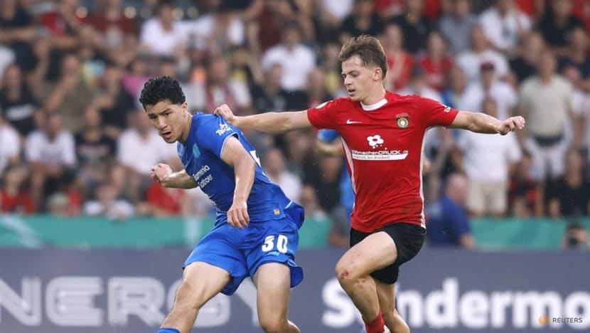 Leverkusen weather hailstorm to thrash 10-man Grossaspach 4-0 in German Cup Leverkusen weather hailstorm to thrash 10-man Grossaspach 4-0 in German Cup