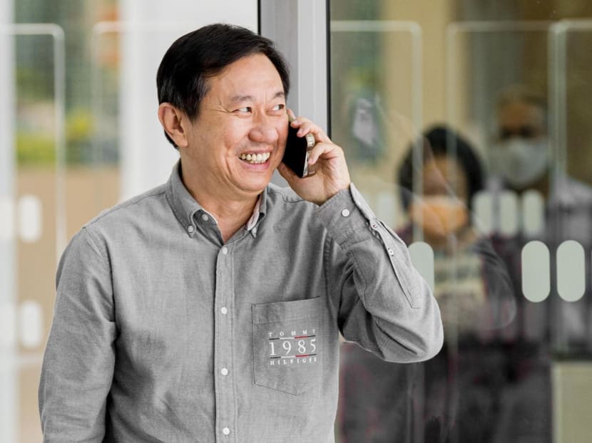 Ng Thiam Huat, director of United Channel Construction & Facilities Services, seen at the State Courts on April 3, 2023. 