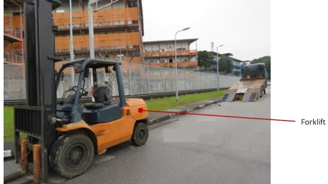 8月其中一起致命工伤事故 工人未按刹车器被叉车碾死 