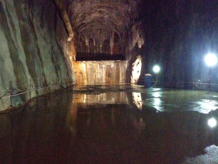 Jurong Rock Caverns officially opened on  Sept 2, 2014. Photo: Ooi Boon Keong