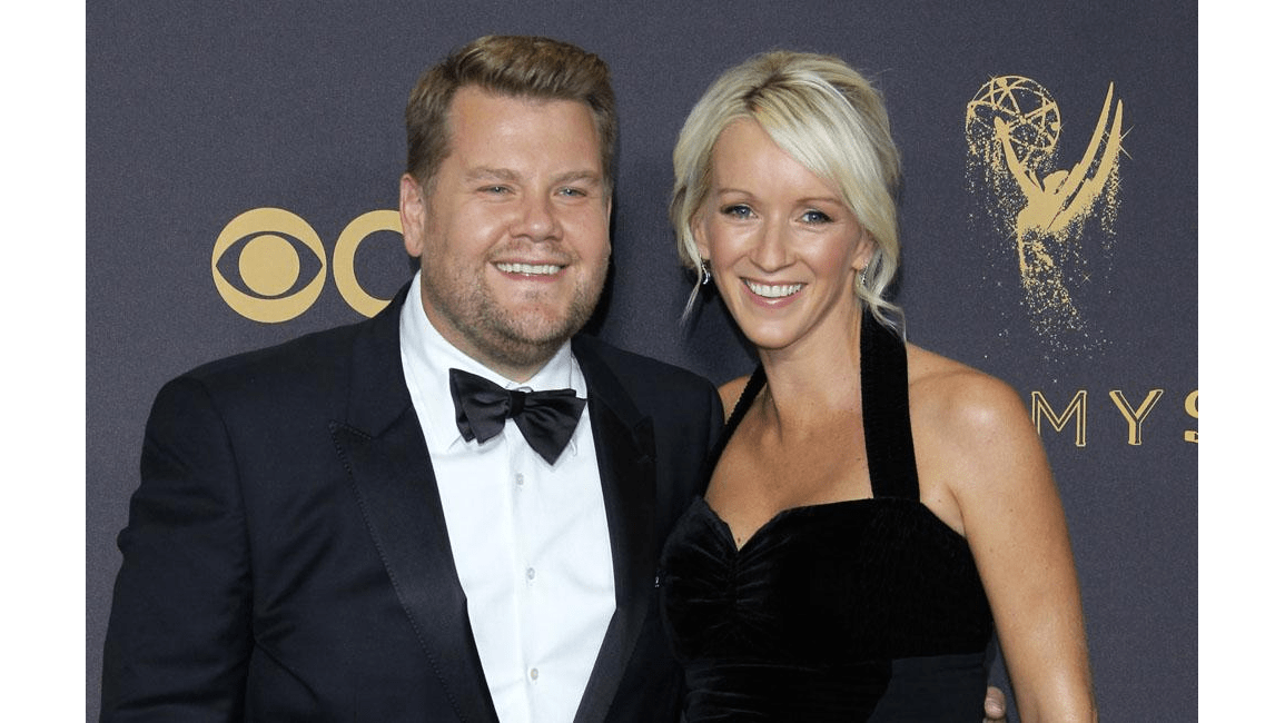 James Corden and Julia Carey their third child 8days