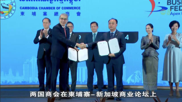 新柬两国商会将携手促进企业合作 开拓新合作项目