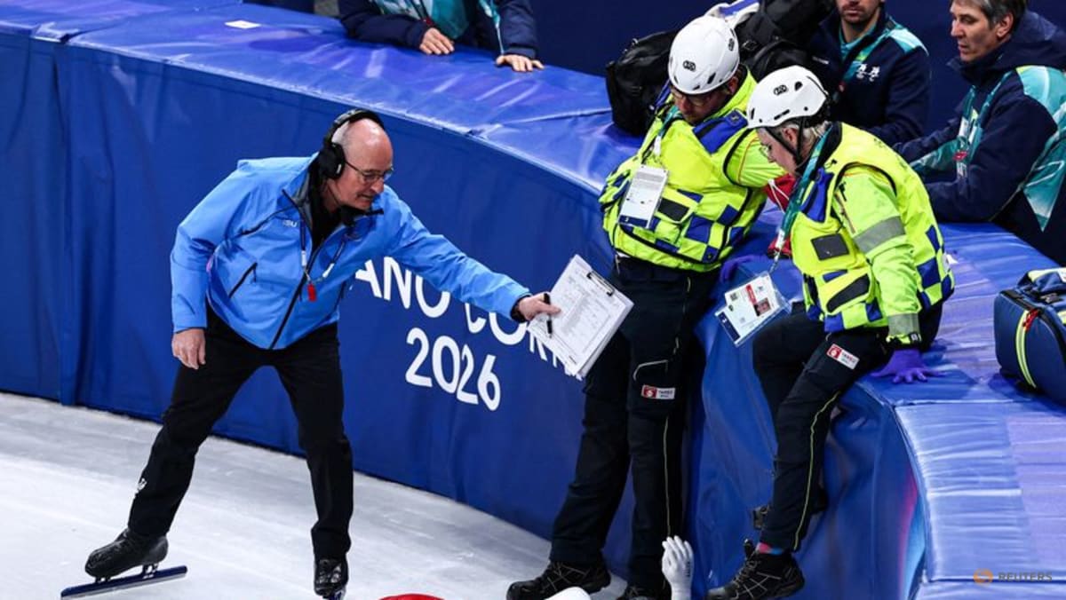 Short track-Poland's Sellier 'okay' after suffering facial injury in race crash