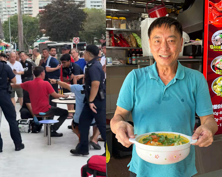 Former actor Huang Yiliang taken to hospital after alleged assault at Circuit Road Hawker Centre