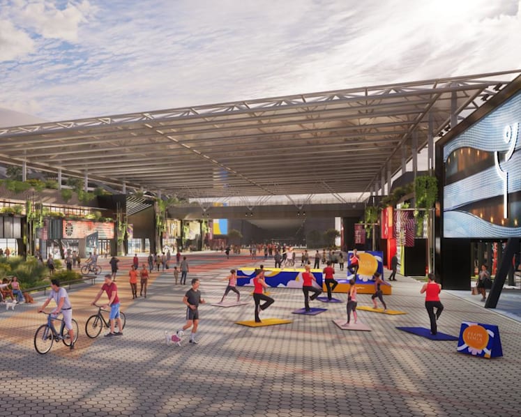 Kallang Wave Mall to be revamped with new climbing wall, padel courts and wellness concepts by 2028