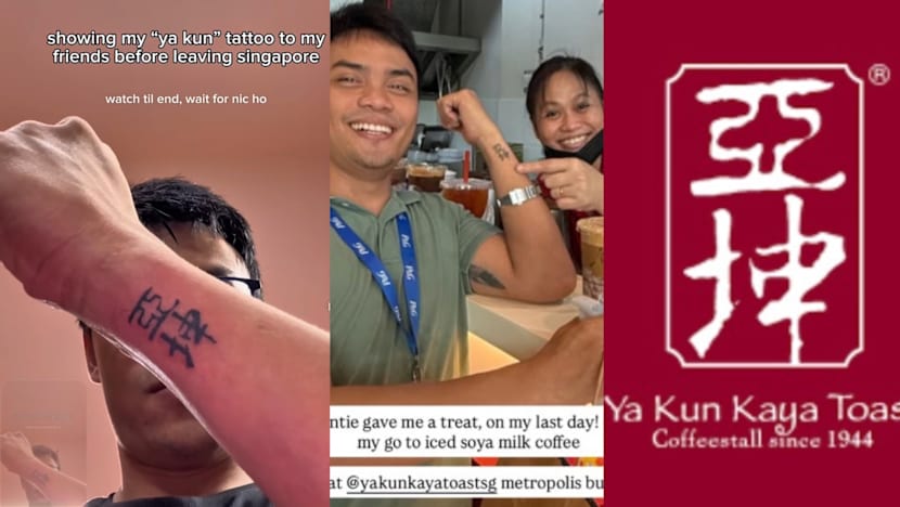 S'pore-Based Filipino Man Gets Tattoo Of Ya Kun Kaya Toast Logo Before Moving Back To Philippines