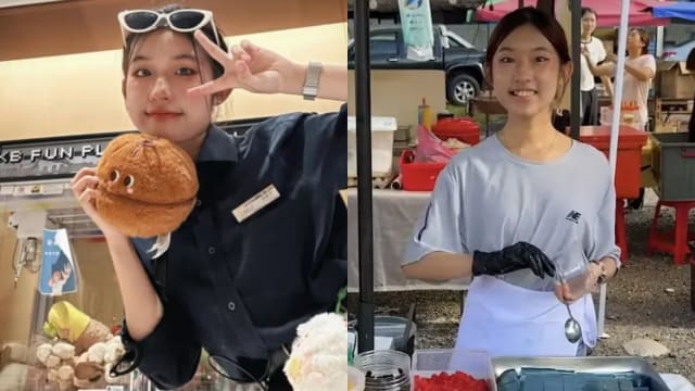 不在海底捞跳舞了，马来西亚网红“小白”摆摊卖冰粉！