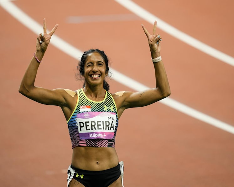 Singapore's Shanti Pereira breaks 400m national record