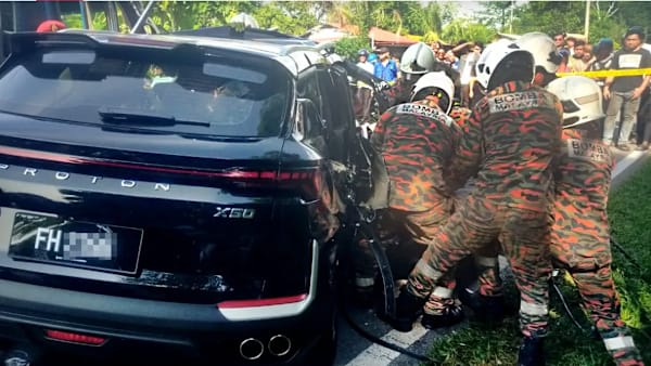 6 sekeluarga maut dalam nahas di Sungai Petani; SUV baharu diterima pada hari kejadian
