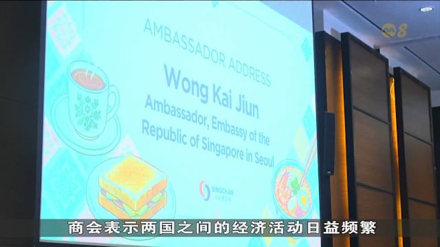 韩国新加坡商会举办国庆招待会 