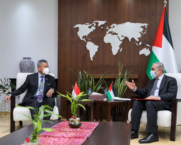Singapore provides healthcare assistance package worth S$750,000 to Palestinian Authority to help it fight Covid-19