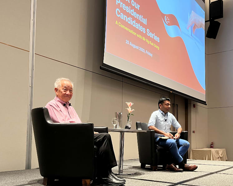 PE 2023: Election not a contest between PAP and Opposition; voters should look for candidate with no ties, says Ng Kok Song