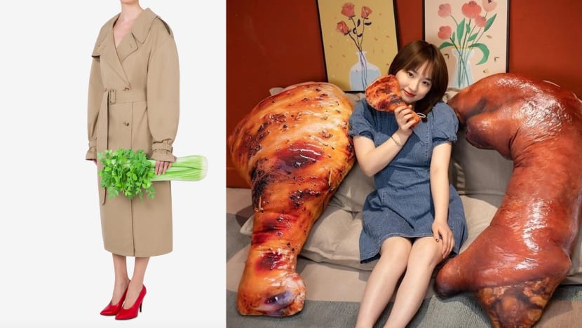Forget The $6,000 Moschino Celery Bag – Here Are Food-Inspired Accessories From $8, Including Pork Trotters Pillows & Grilled Fish Bags Forget The $6,000 Moschino Celery Bag – Here Are Food-Inspired Accessories From $8, Including Pork Trotters Pillows & Grilled Fish Bags