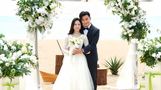 李若彤突晒婚纱照　网友震惊：新郎是谁？