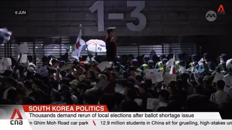 South Korea's President Lee orders probe into ballot shortage during local elections 