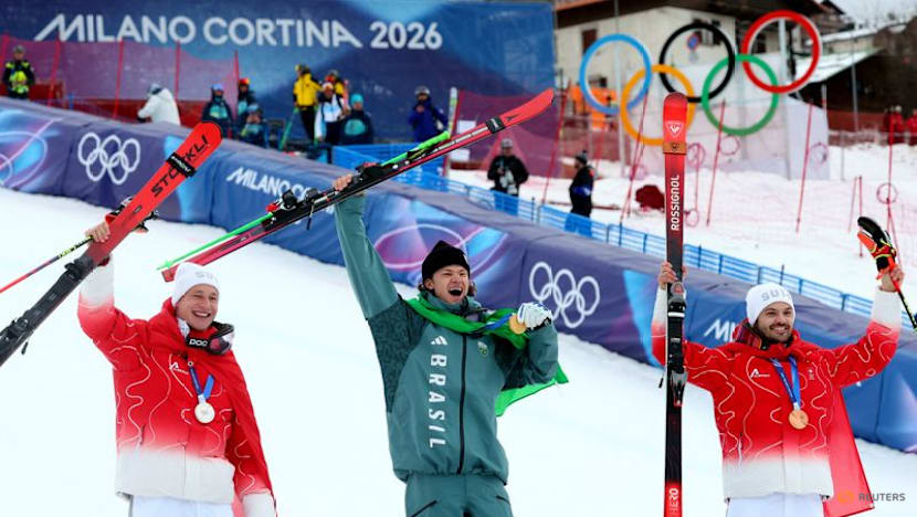 Alpine skiing-Brazil's golden boy Pinheiro Braathen brings samba and fashion to the slopes