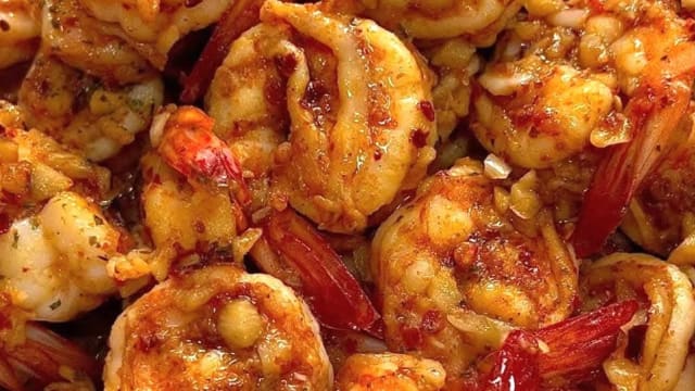 食谱：蒜蓉牛油虾