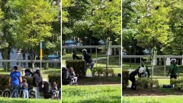 躲交警检查后打滑 20岁摩托车骑士被捕