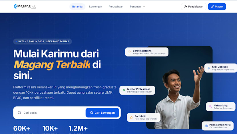 Magang nasional angkatan II dibuka 16 Juli, cek syarat dan cara daftar