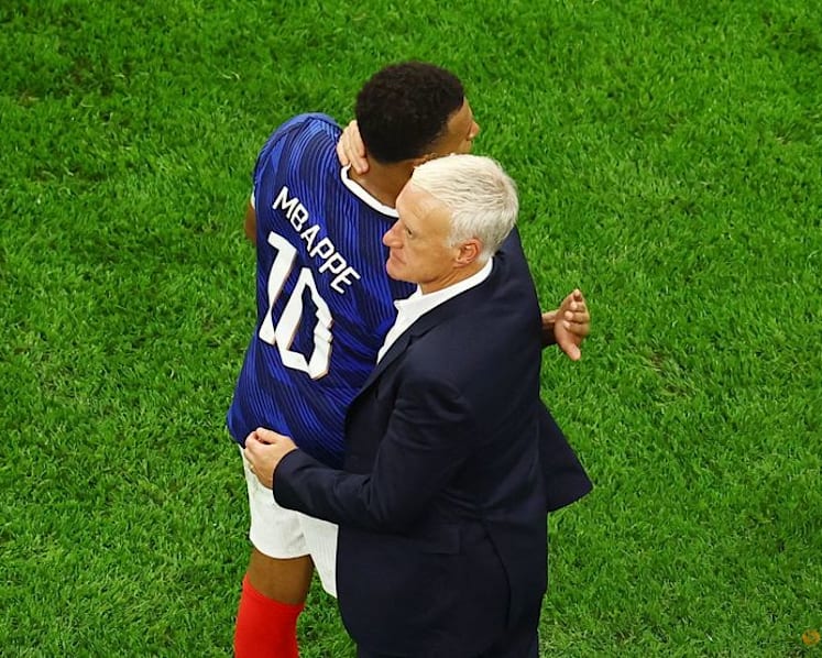 Mbappe pays tribute to 'legend' Deschamps ahead of coach's final dance at World Cup