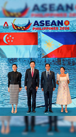 PM Lawrence Wong arrives at welcome ceremony for 48th ASEAN Summit