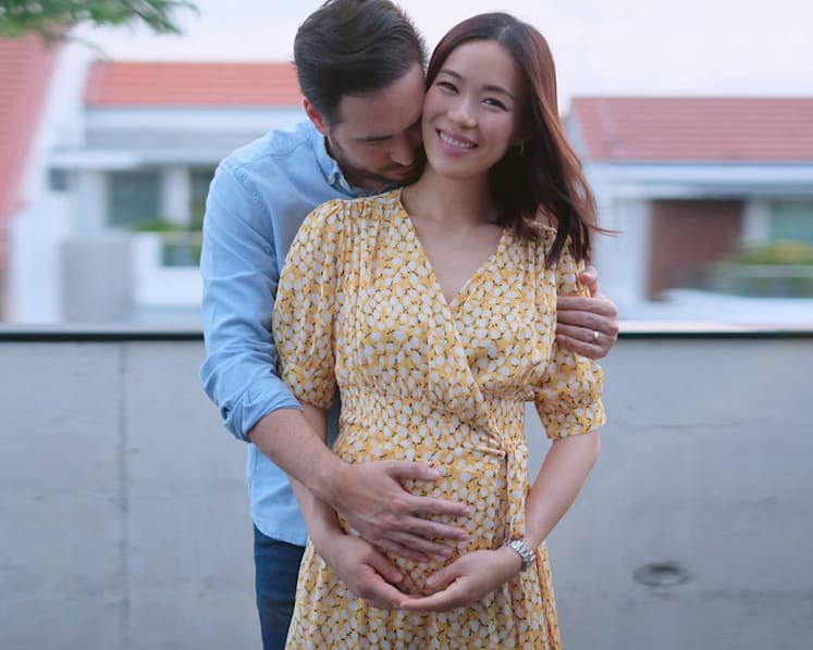 Rebecca Lim announces pregnancy with joy and wistfulness: 'If only my dad was still around'