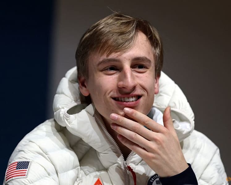 Speed skating-Confident American Stolz sets sights on glory in Milan