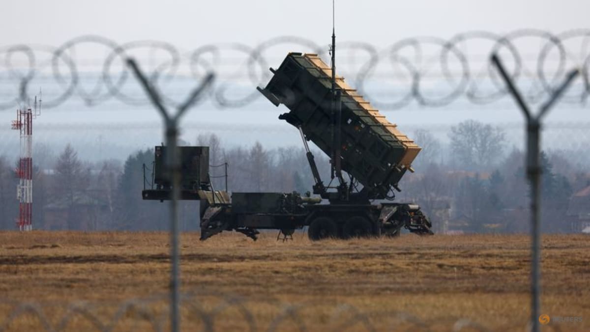 A US Army MIM-104 Patriot, a surface-to-air missile (SAM) system launcher is pictured at Rzeszow-Jasionka airport, Poland, on Mar 16, 2022. (File photo: Reuters/Fabrizio Bensch)