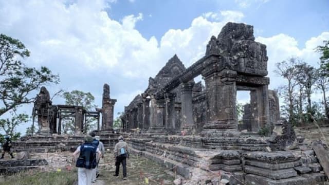 因战火柬埔寨千年古寺遭严重破坏 联合国吁展开紧急修复