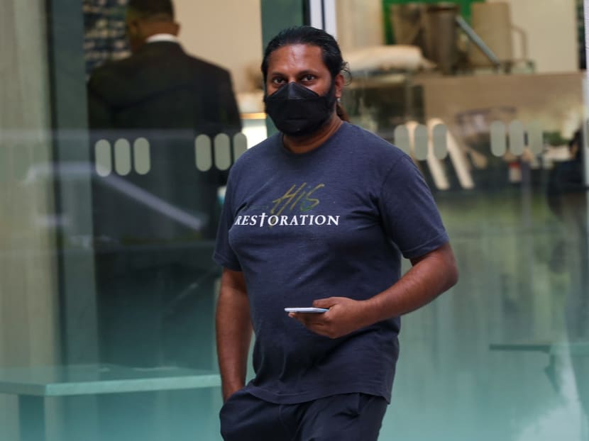 Michael Raj outside the State Courts on July 30, 2024.