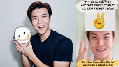 Zhang Zetong Created An IG Filter To Entertain Himself 'Cos He Felt "Lonely" During The Circuit Breaker